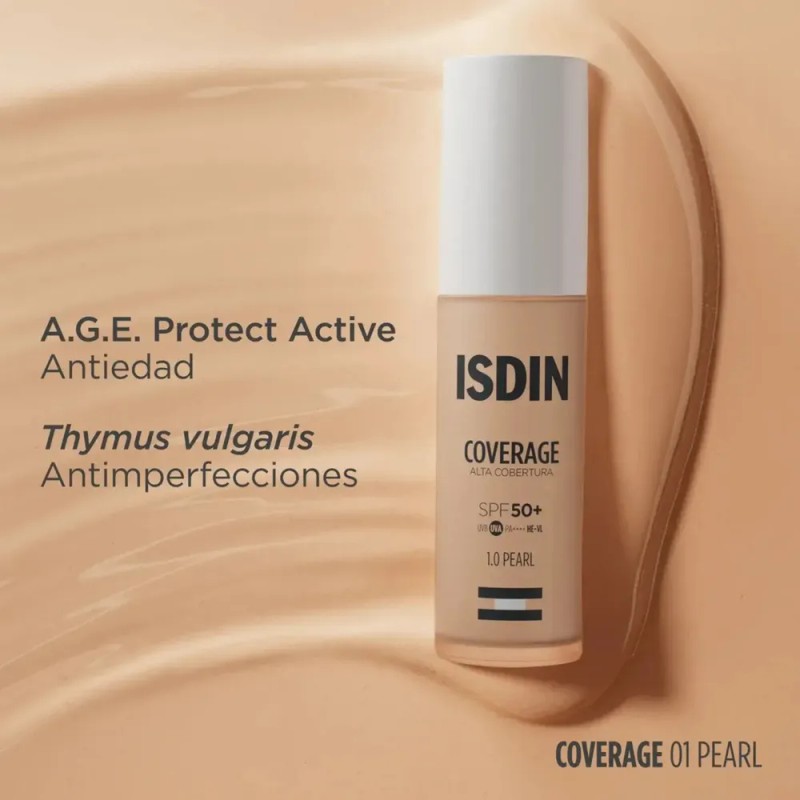 Isdin Coverage Base de Maquillaje Alta Cobertura con protector Solar