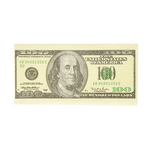 Paper Products Design, Tissues Sniff 100 Dollar Bill, 1 Count