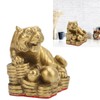 Brass Tiger Statue Sturdy Durable Brass Attract Wealth Fortune Easy