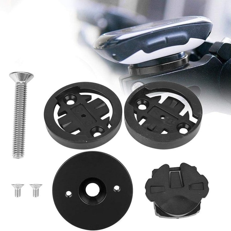 Bicycle Computer Mount - Compatible with Garmin/Wahoo, Stem Mount with