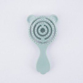 Portable Mini Round Hair Brush Random Color 4ea