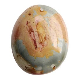 Manekieko Natural Ocean Stone Natural Irregular Polished Heart Love Stone,Crystals and Healing Stones