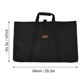 Portable Folding Table Storage Bag With Sponge Interlayer - Oxford Cloth Black Outdoor Multifunctional Carrying Case for Picnic Tables