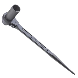 TOP Super Long Ratchet Wrench 0.7 x 0.7 inches (17 x 19 mm), Single Long Type, RM-17x19SL Tsubame Sanjo, Made in Japan