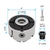 DEEFIINE 4 Inch Wood Lathe Chuck Set 1" x 8