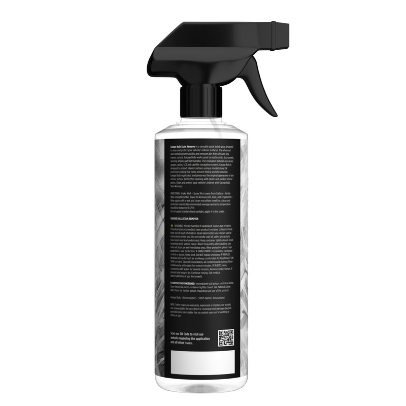 garage bulls Stain Remover total car Interior Cleaner 13.5 fl.