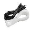MutecPower Cable Ties 50 cm Long Black & White Nylon