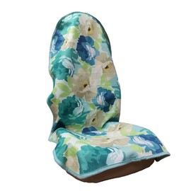 LoyaGour Car Seat Cover Protector Front Seats,for Gym Workout,Running,Swimming,Beach and Hiking,Waterproof Sweat Towel Bucket Seat Covers for Cars SUV Trucks (Chrysanthemum, 1Pcs)