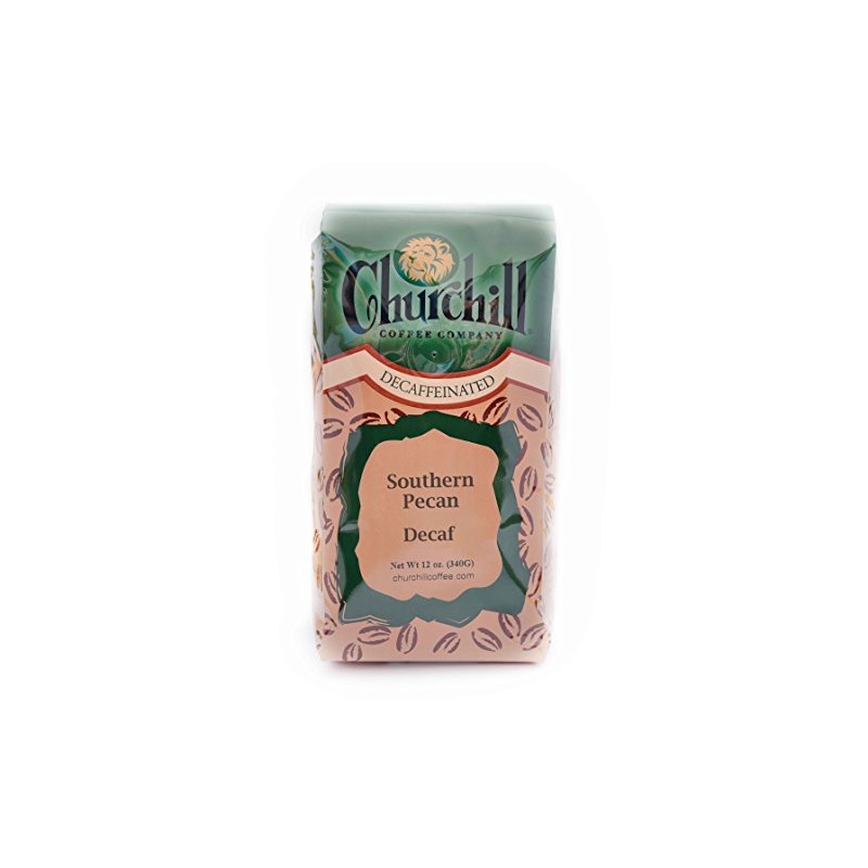 Churchill Coffee Southern Pecan 12 oz - Ground (Decaf)