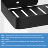 sourcing map Soap Dish Holder, 304 Stainless Steel Soap Bar,