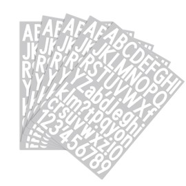 1360 Pieces 20 Sheets Letter Stickers,Vinyl Mailbox Alphabet Stickers,Self Adhesive Waterproof Decals for Mailbox,Bulletin Board,Window,Door,Sign,Address