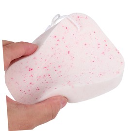 Outanaya 1set Portable Face Scrubber Exfoliating Sponges for Makeup Removal Skin Care for Daily Use and Travel Compact Skin-friendly Pva Material