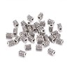 Spacer Tube Spacers Beads Silver Spacer Metal Beads 7 x