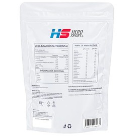 HS Hero Sport Pure and Natural Whey Protein Isolate 750g. 100% Proteína Aislada, 27g de Proteína, 0 Azúcar, 0 carbs, 0 Flavor, Gluten Fre, Bottle Free, 25 Porciones.