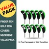 Golf Club Covers Set for Irons Neoprene Iron Head Cover