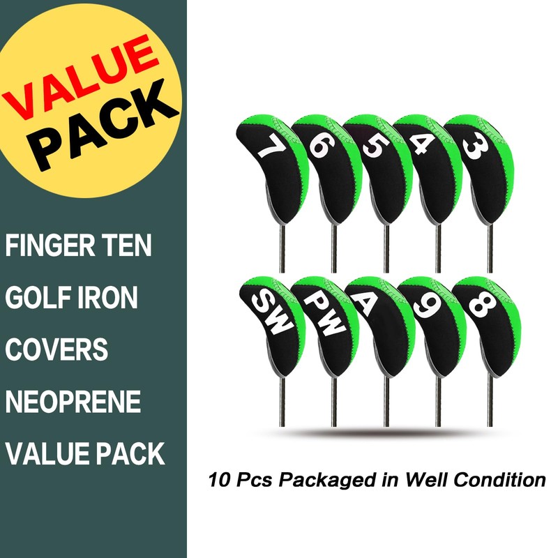 Golf Club Covers Set for Irons Neoprene Iron Head Cover