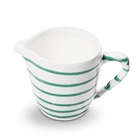 GMUNDNER KERAMIK Milchgießer Gourmet Füllmenge : 0.2 Liter Grüngeflammt Geschirr, handgemacht in Österreich