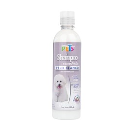 Fancy Pets Shampoo Essentials para Pelo Blanco de Perro, 500 ml - Limpieza Profunda y Resalta el Color del Pelaje