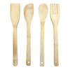 Wooden Cooking Spoons, Set of 4, 28 cm Long, Salad