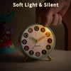 rjuwurv Metal Super Silent Beep Alarm, Desk Bedroom Clock, Child