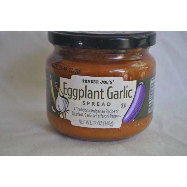 Trader Joe's Eggplant Garlic Spread (2 Pack)