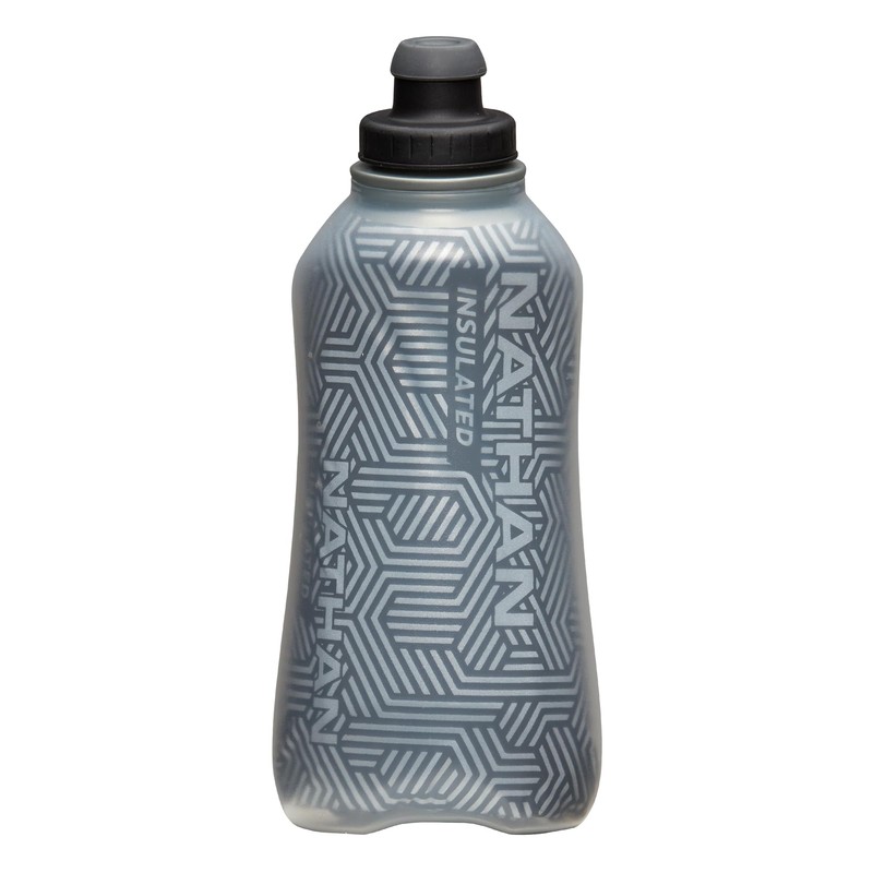 Nathan - SpeedDraw 2 View 18oz Ins. Flask Black/Reflective Silver