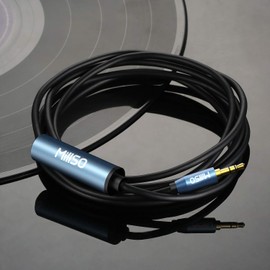 MillSO Audio 6.35 mm Female to 3.5 mm Male 3 Pin Stereo Headphone Adapter Cable 1/8 Inch (3 mm) Male to 1/4 Inch (6.35 mm) Jack Female Stereo Adapter for Headphones and Speakers - 5 m