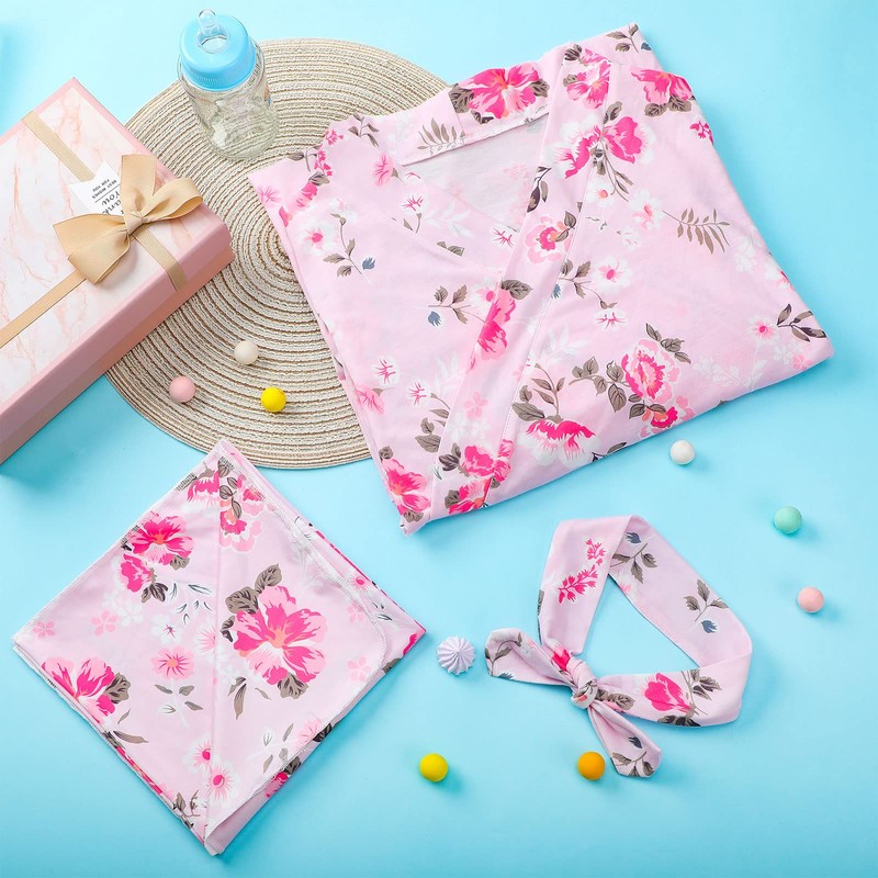 Mepase 5 Pcs Mommy and Me Hospital Matching Outfits Baby