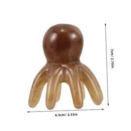 Outanaya 2pcs Octopus Scalp Massage Tool Pressure Scalp Comb for Lightweight and Portable Hair Scratcher for Deep Relaxation and Stimulation