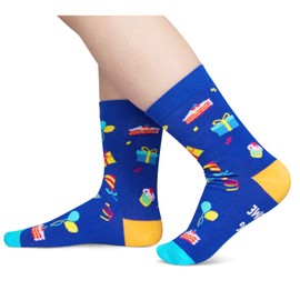 Zmart 10 Year Old Birthday Gifts for Boys - Socks for Tween Boys Girls Age 10, Presents for 10 Year Olds, 10 Year Old Boy Gift Ideas, Blue