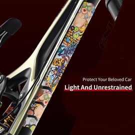 Protector de cuadro de bicicleta PVC 3D de alta calidad, decoración ligera de bricolaje, adecuado para todas las bicicletas, pegatinas para bicicleta de montaña, película gruesa de PVC para bicicleta