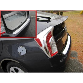 Trims Express 2010-2015 Toyota Prius Rear Bumper Trim Cover Accent Stainless Trunk Door