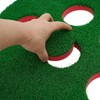 Golf Course Set, Portable Putter Golf Pong with 12 Hole