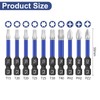 HPHOPE Professional Screwdriver Bit Set 10Pcs, Shockwave Bit Set Includes
