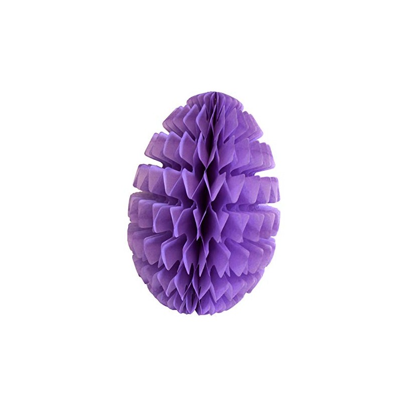 16 Inch Honeycomb Tissue Paper Easter Egg Decoration, Lavender (1