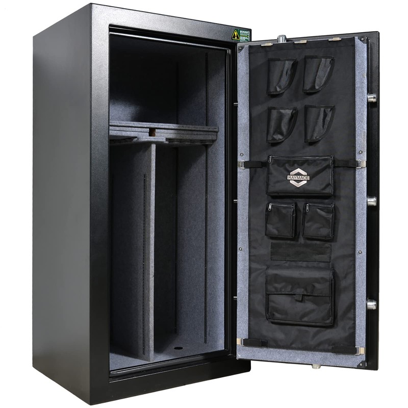 RAYMACE Gun Safe Door Panel Organizer 16.5W*47H, Adjustable Width to