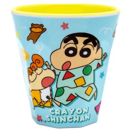 Tees Factory KS-5525539PJ Crayon Shin-chan Plastic Melamine Cup 9.5 fl oz (270 ml)