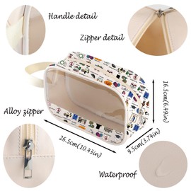 TV Show Merchandise Lorelai and Rory Lover Gift TV Show Clear Makeup Bag for Women (GilBag)