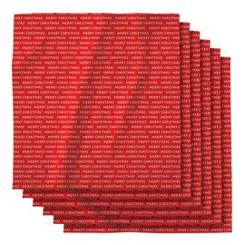 Geometry Dinner Napkins – Spring & Summer Collection – Quick-Dry, Ultra-Absorbent, Reusable Microfiber Cloth Napkins for Dining & Entertaining (Christie Floral, 6-Pieces)