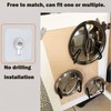 2 Pack Pot Lid Organizer Rack, Black Pot Lids Holder