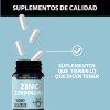 Zinc 20mg Gluconato Potenciado Piperina Estandarizada Vegano Pimienta Negra Vitaminas