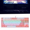 Keyboard Mechanical Gaming 87 Key Mixed Light Computer Supplies for