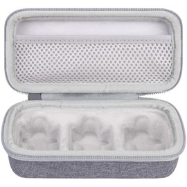 Aenllosi Hard Carrying Case Compatible with Rode Wireless ME Clip/Wireless GO II Dual Channel Compact Digital Wireless Microphone System (gray)