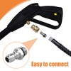 2 Pcs 1/4'' Quick Release Connector, 14mm Male Thread to