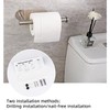 CHENGZI Stainless Steel Kitchen Bathroom Paper Towel Holder Wall Mount