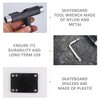 FDGGT 1 Set Skateboard Tool Keys and 1 Skateboard Spacer,