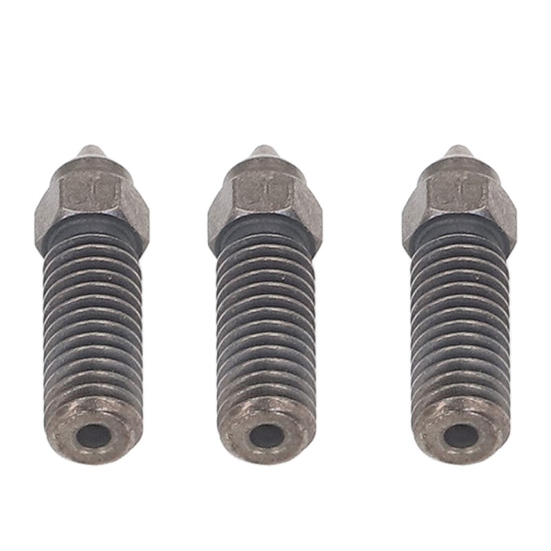 3PCS Hardened Steel Nozzles High Flow Nozzle Kit 3D Printer