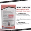 Myo Inositol 1000mg with Folate & Chromium Supplements for Female