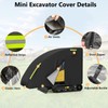 COSHNIBI Mini Excavator Cover,600D Waterproof Dust Protection Excavator Cover with