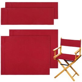 Boao 2 Set Directors Chair Canvas Replacement, Makeup Chair Seat And B